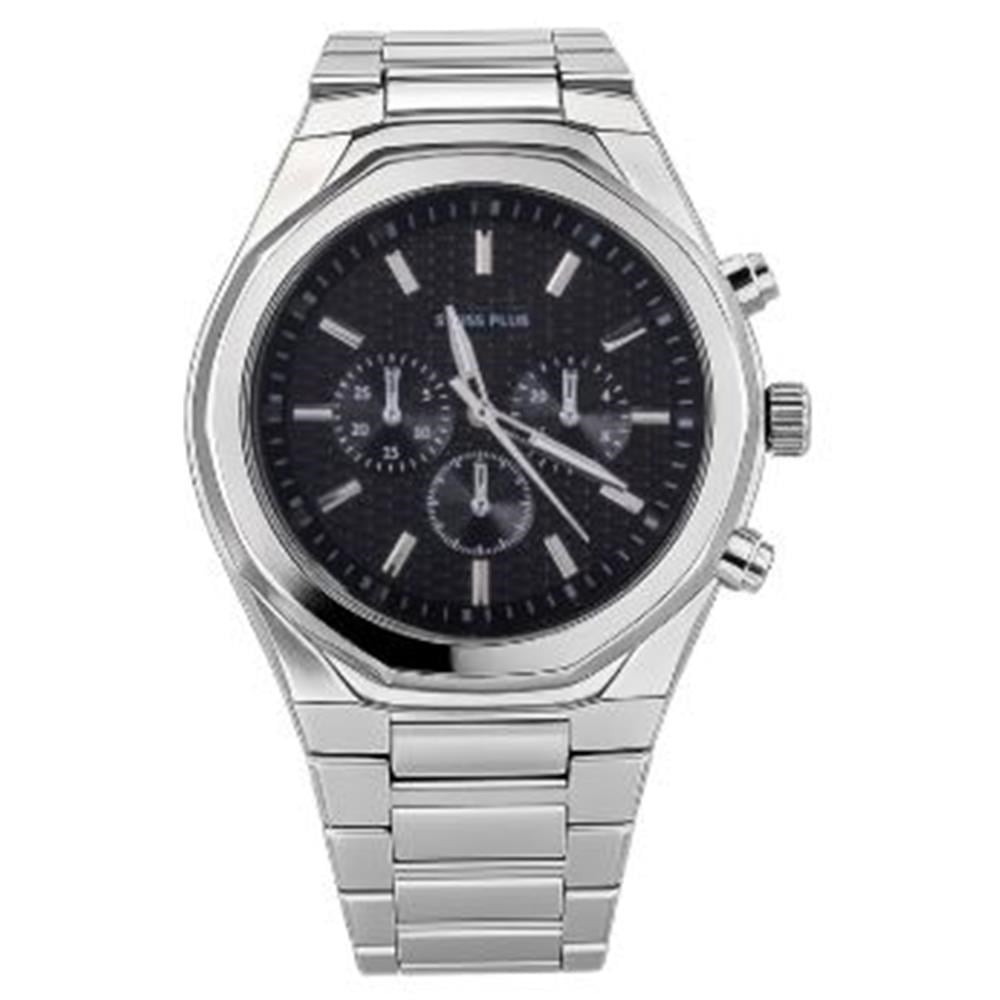 CasioCASIO 8691052017430 Swiss Plus Man Watch Basic Seri Model-4 ST3503AGS Plus Black-Silver(Kol Saati)8691052017430
