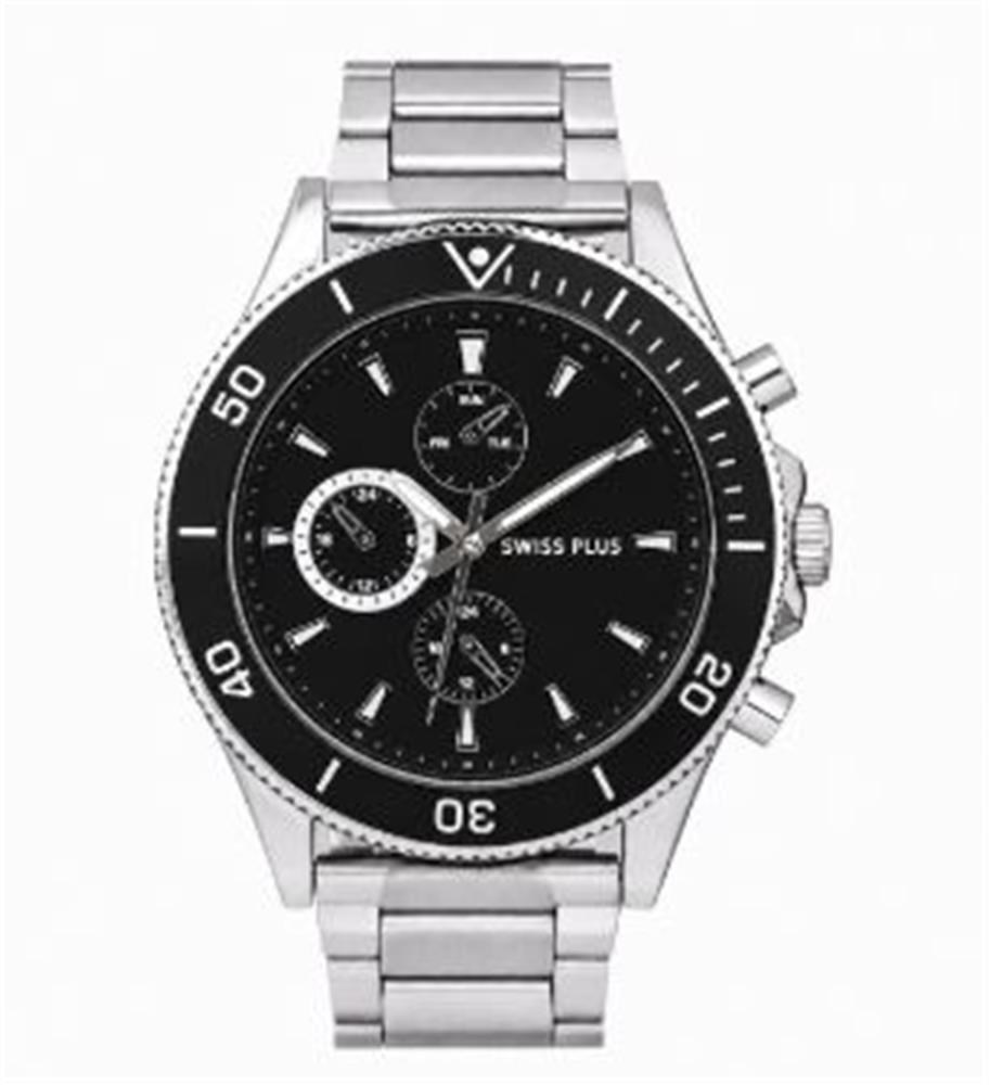 CasioCASIO 8691052017492 Swiss Plus Man Watch Basic Seri Model-10 ST3516AGS Lüx Black-Silver(Kol Saati)8691052017492