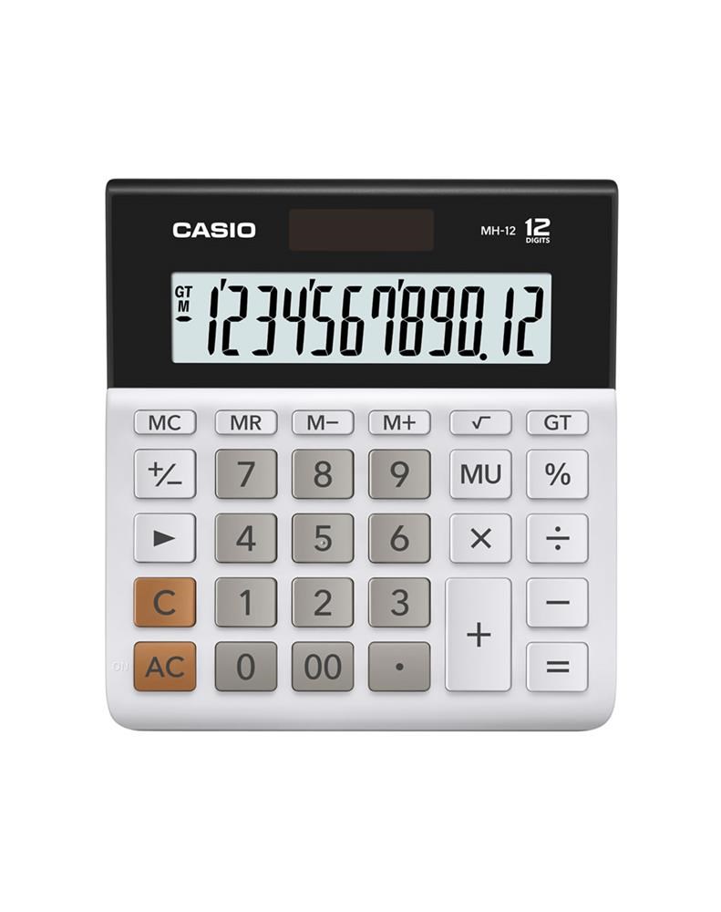 CasioCasio DH-12WE Beyaz 12 Hane Masa Üstü Hesap Makinesi4971850091455