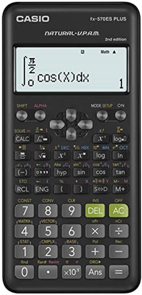 CasioCasio FX-570ES PLUS 2. Versiyon Bilimsel Fonksiyonlu Hesap Makinesi4549526608759