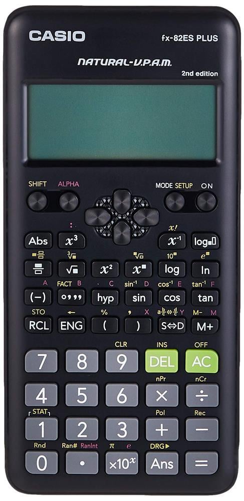 CASIOCasio FX-82ES Plus Siyah Bilimsel Fonksiyonlu Hesap Makinesi 2.Versiyon4549526608667