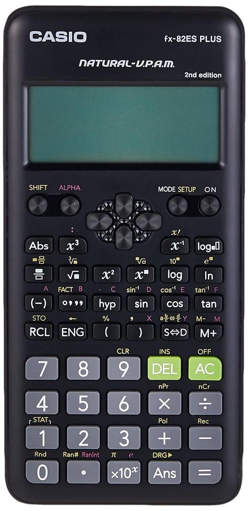 CasioCasio FX-82ES Plus Siyah Bilimsel Fonksiyonlu Hesap Makinesi 2.Versiyon4549526608667
