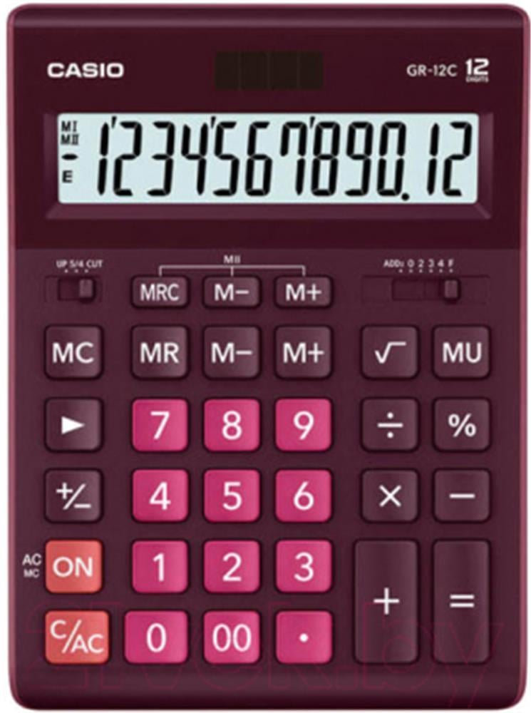 CASIOCasio GR-12C-WR 12 Hane Bordo Masa Üstü Hesap Makinesi4549526613005