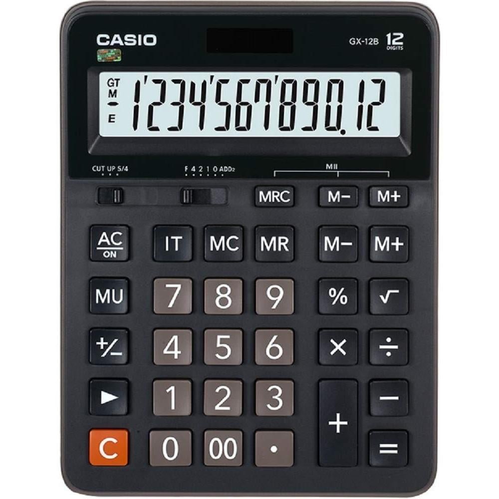 CASIOCasio GX-12B 12 Hane Masa Üstü Hesap Makinesi4971850032274