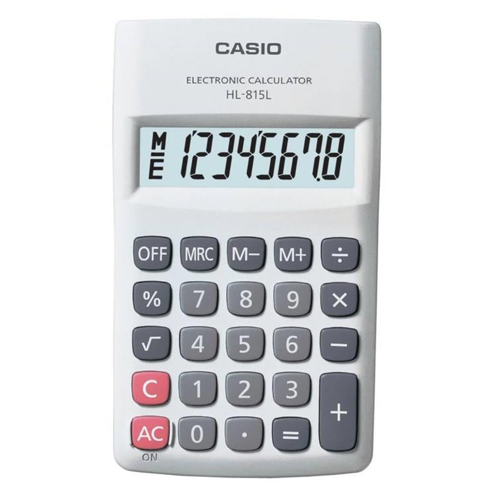 CASIOCasio HL-815L-WE 8 Hane Beyaz Hesap Makinesi4971850091400