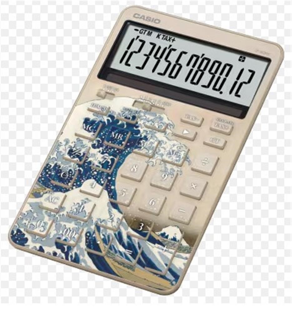 CasioCasio JF-M200-TJ-KHK 12 Hane Masa Üstü Hesap Makinesi4549526621840