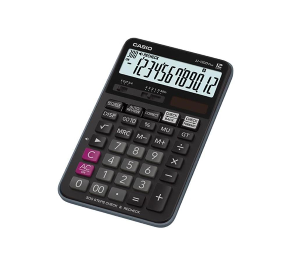 CASIOCasio JJ-120D Plus İşlem Kontrollü 12 Hane Masa Üstü Hesap Makinesi4549526600463