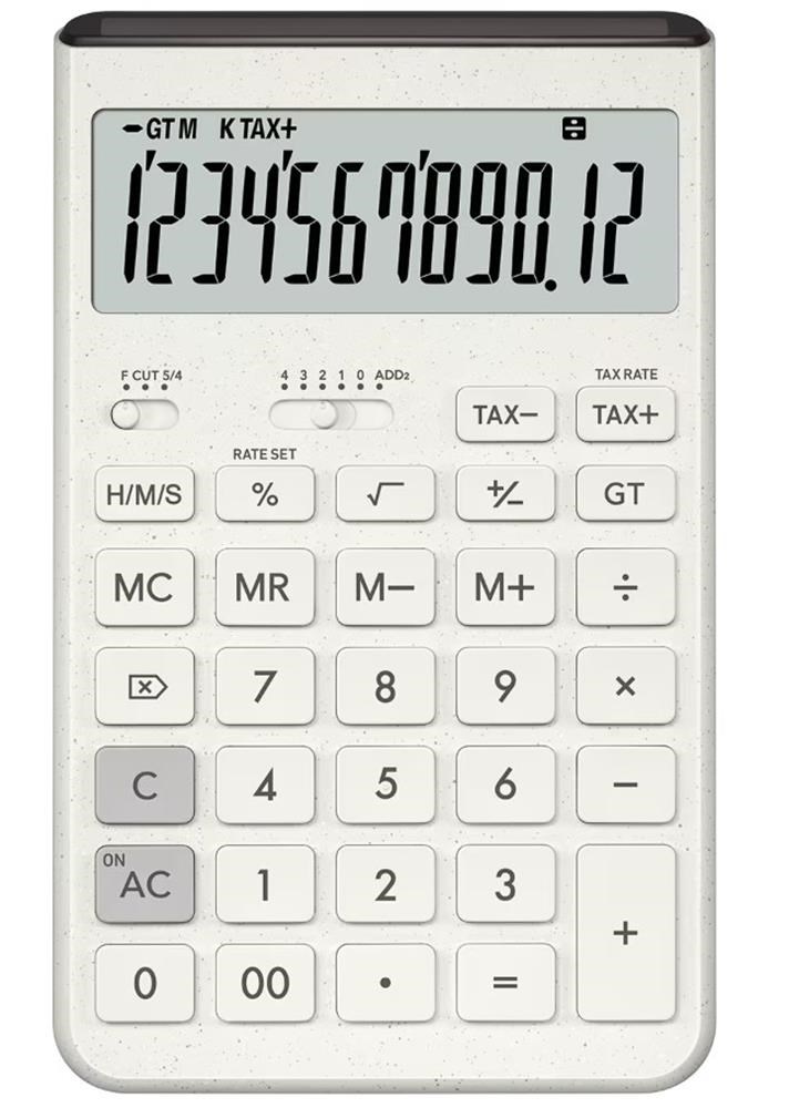 CasioCasio JT-200T-WE 12 Hane Beyaz Masa Üstü Hesap Makinesi4549526619380