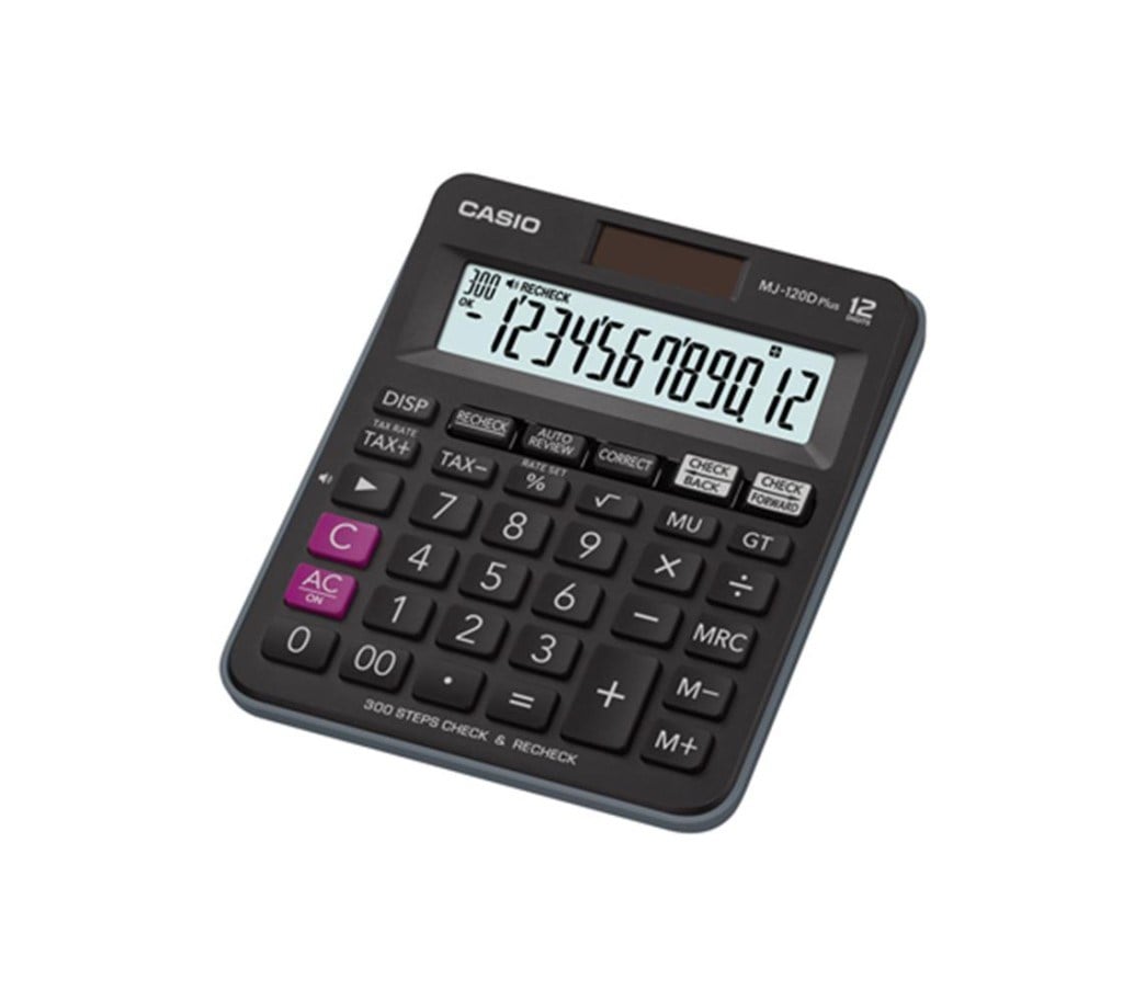 CasioCasio MJ-120D Plus İşlem Kontrollü 12 Hane Masa Üstü Hesap Makinesi4549526600395