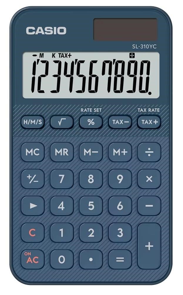 CasioCasio SL-310UC-NY Cep Tipi 10 Hane Lacivert Hesap Makinesi4549526620799