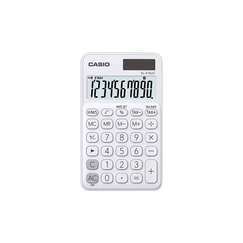 CasioCasio SL-310UC-WE Cep Tipi 10 Hane Beyaz Hesap Makinesi4549526603815