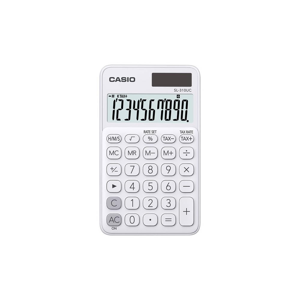 CasioCasio SL-310UC-WE Cep Tipi 10 Hane Beyaz Hesap Makinesi4549526603815