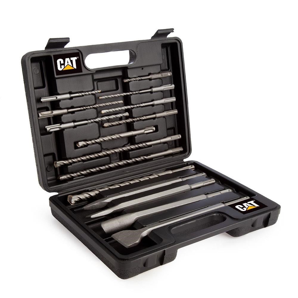 CATCAT DA03902 17 Parça Tungsten Karbür SDS-Plus Beton Kırıcı/Delici Matkap UcuDA03902