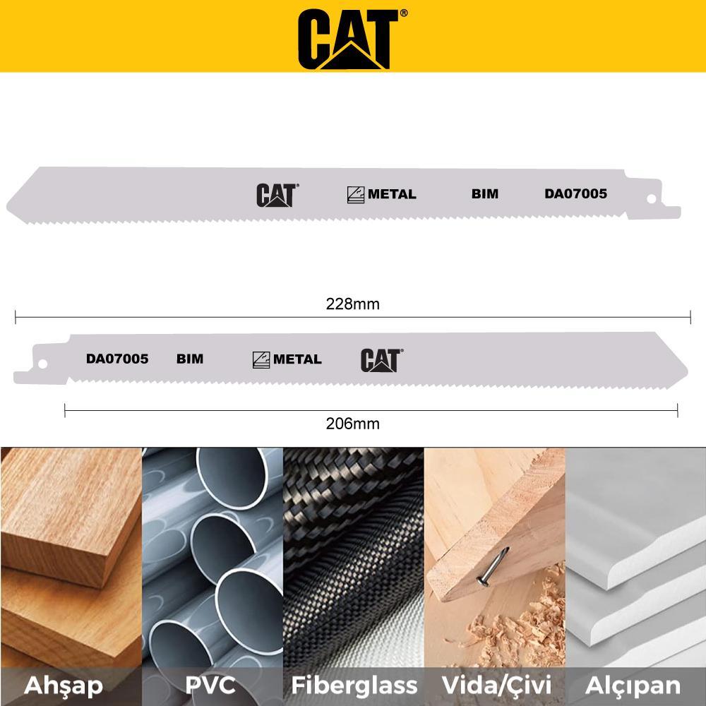 CATCAT DA07005 228mm 2 Parça Profesyonel Metal/Çivili Ahşap Kesme Tilki Kuyruğu Testere UcuDA07005