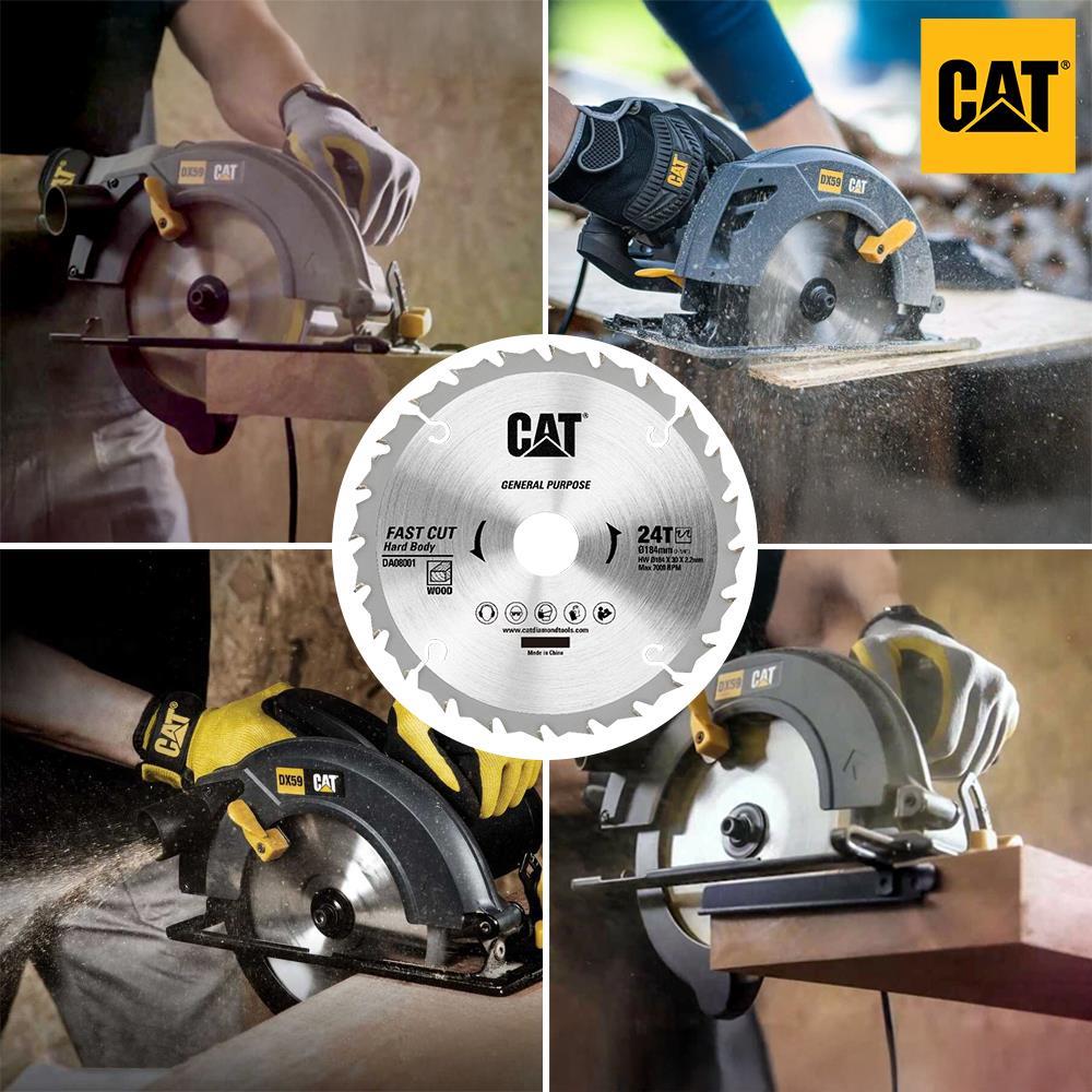 CATCAT DA08001 184x30mm Ahşap Kesme Elmas, Daire Testere Bıçağı 24 DişDA08001