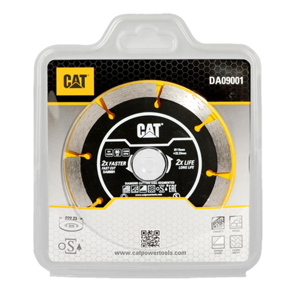 CATCAT DA09001 115mm Profesyonel Beton, Tuğla, Parke Taşı Elmas Kesme Diski (Soketli, Aralıklı Kenar)DA09001