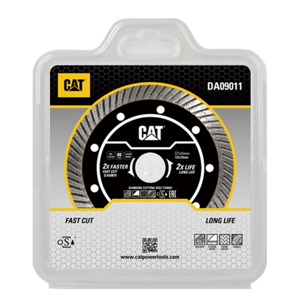 CATCAT DA09011 115mm Profesyonel Beton, Tuğla, Parke Taşı Elmas Kesme Diski (Turbo Kanallı Kenar)DA09011