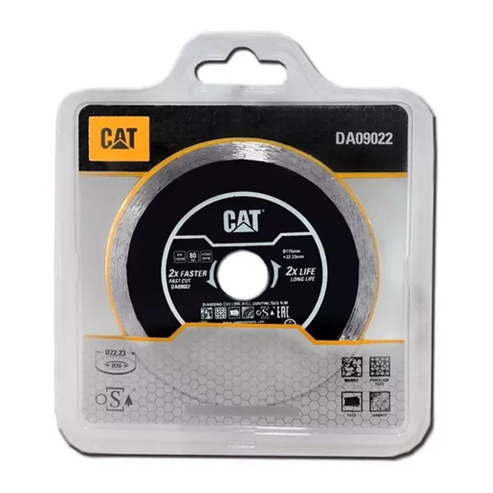 CATCAT DA09022 115mm Profesyonel Fayans, Seramik, Mermer Elmas Kesme Diski (Sürekli Kenar)DA09022