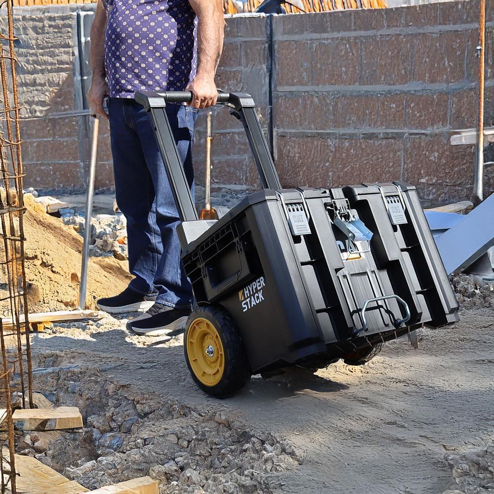 CATCAT DA41004 HYPER STACK 60 Litre Ağır Hizmet Tipi Tekerlekli Kilitli Takım ÇantasıDA41004