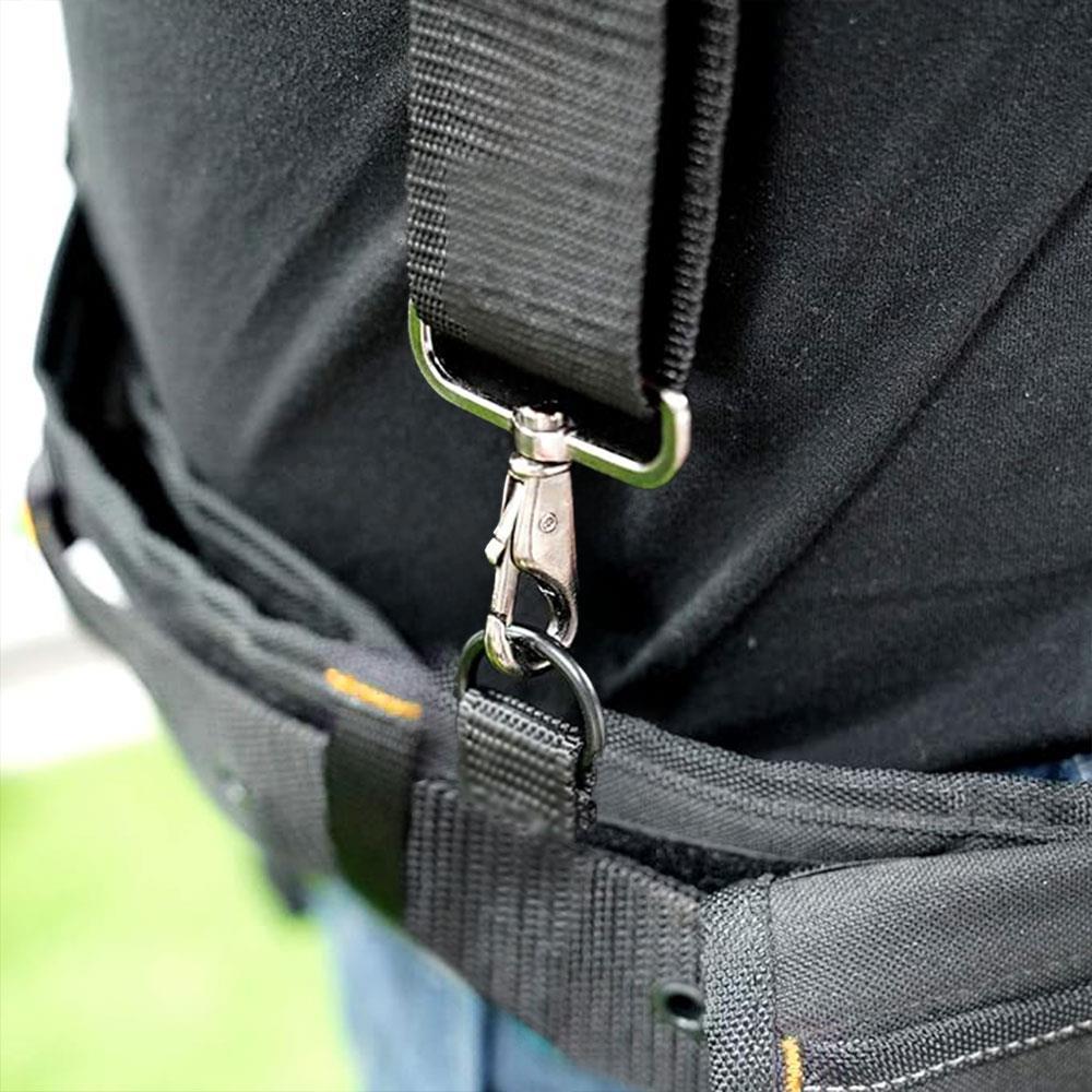 CATCAT DA980573 4 Kollu Askı Kancalı Ağır Hizmet Bel Alet Çantası için Omuz AskılığıDA980573