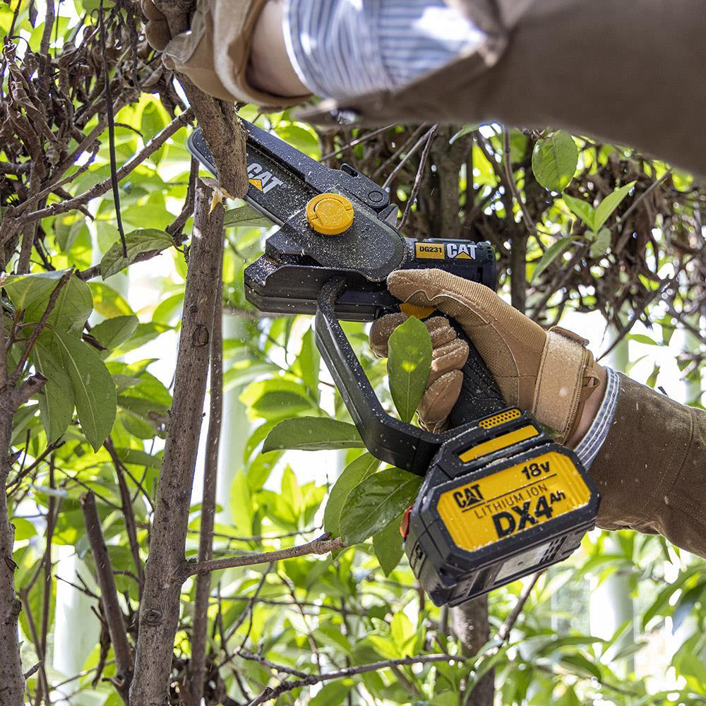 CATCAT DG231 18Volt 4.0Ah Li-ion 12CM Profesyonel Şarjlı Kömürsüz Zincirli TestereDG231