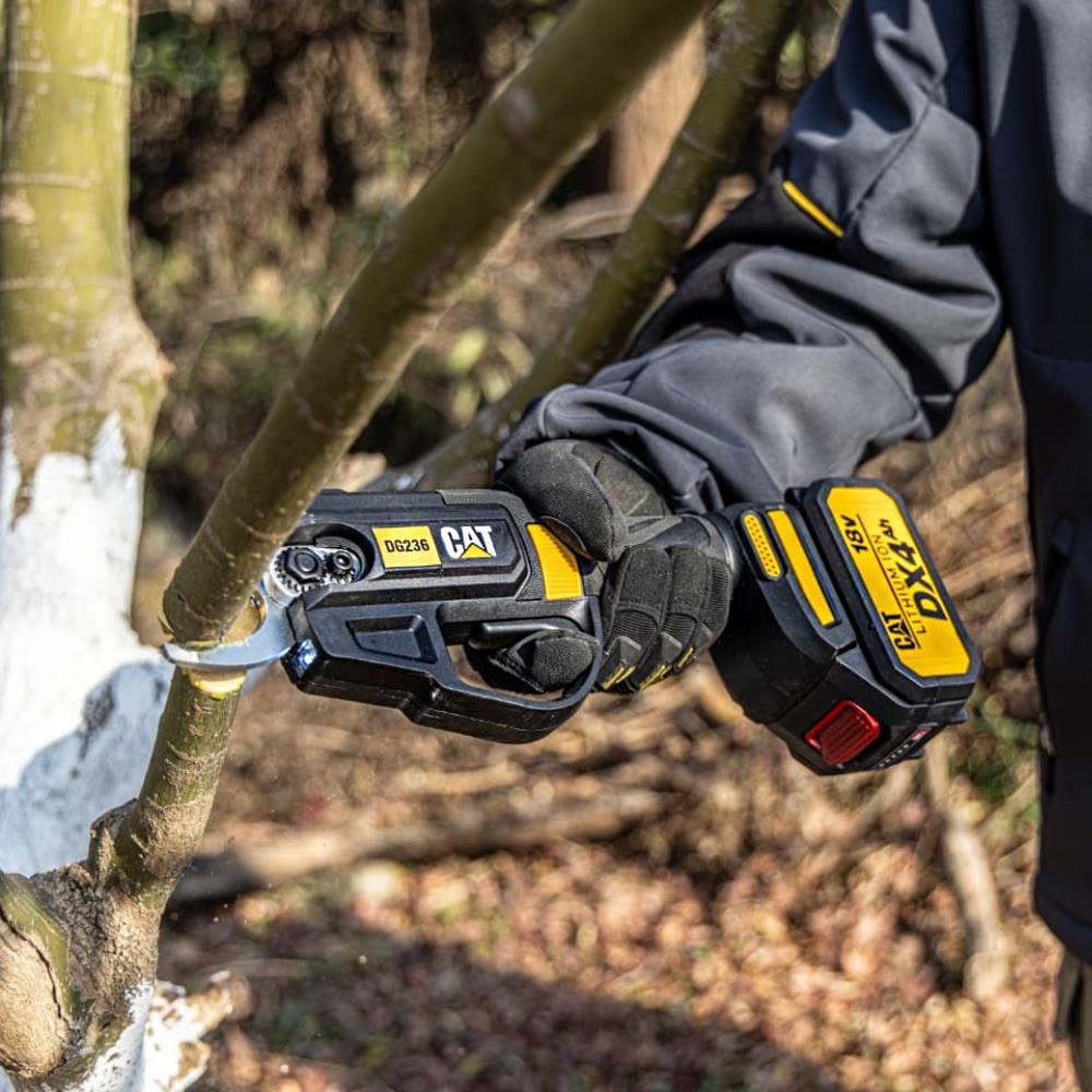 CATCAT DG236 18Volt 2.0A Li-ion Tek Akülü Profesyonel Kömürsüz Dal Budama MakasıDG236