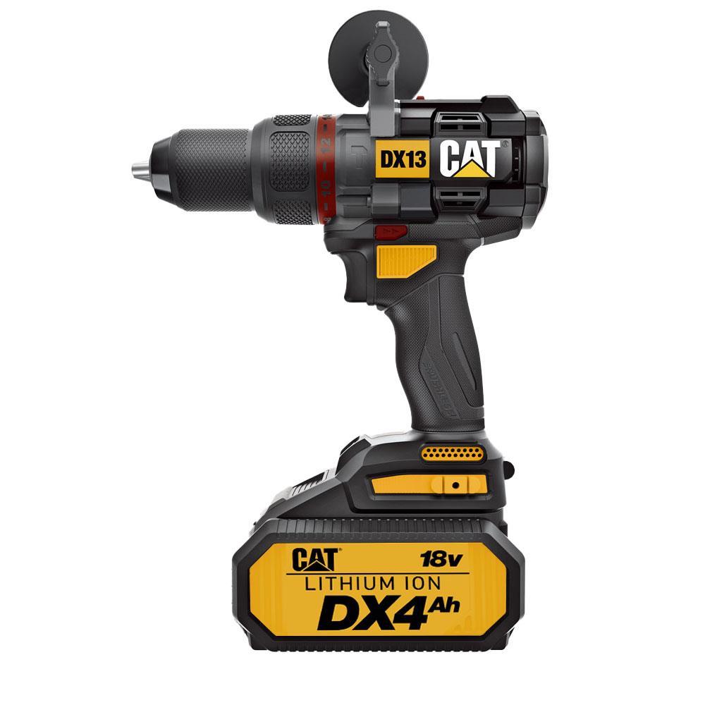 CATCAT DX13.1 18Volt/4.0Ah Li-ion 80Nm. Çift Akülü Kömürsüz Profesyonel Şarjlı Darbeli MatkapDX13.1
