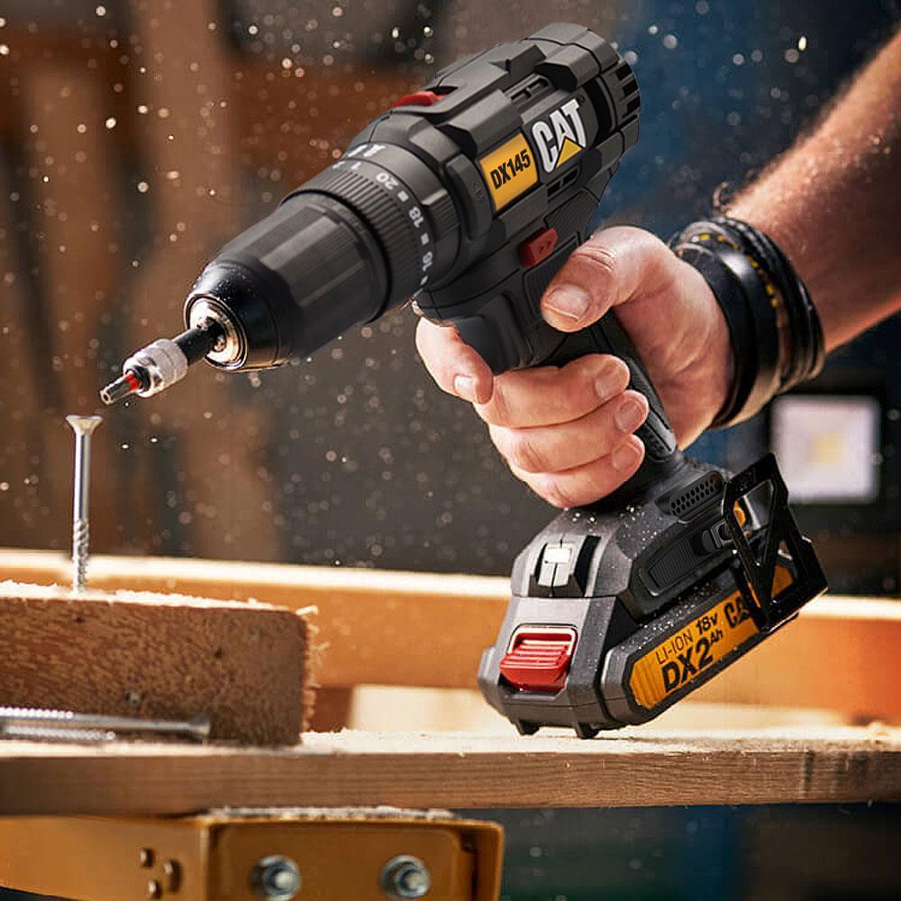 CATCAT DX145.1 18Volt/2.0Ah Li-ion Çift Akülü Profesyonel Şarjlı MatkapDX145.1