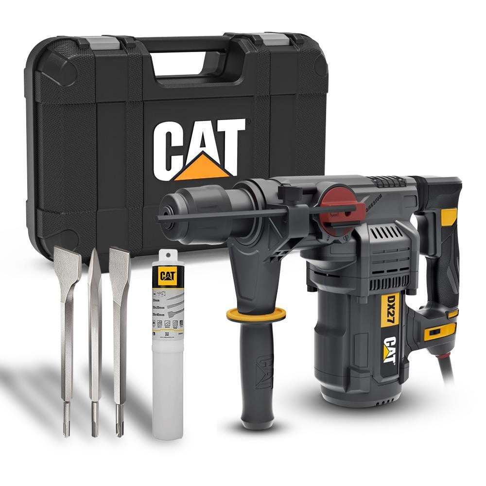 CATCAT DX27SET 1500Watt 5.0J 32MM Profesyonel SDS-Plus Kırıcı/Delici + DA03903 3 Parça Kırıcı Uç SetiDX27SET