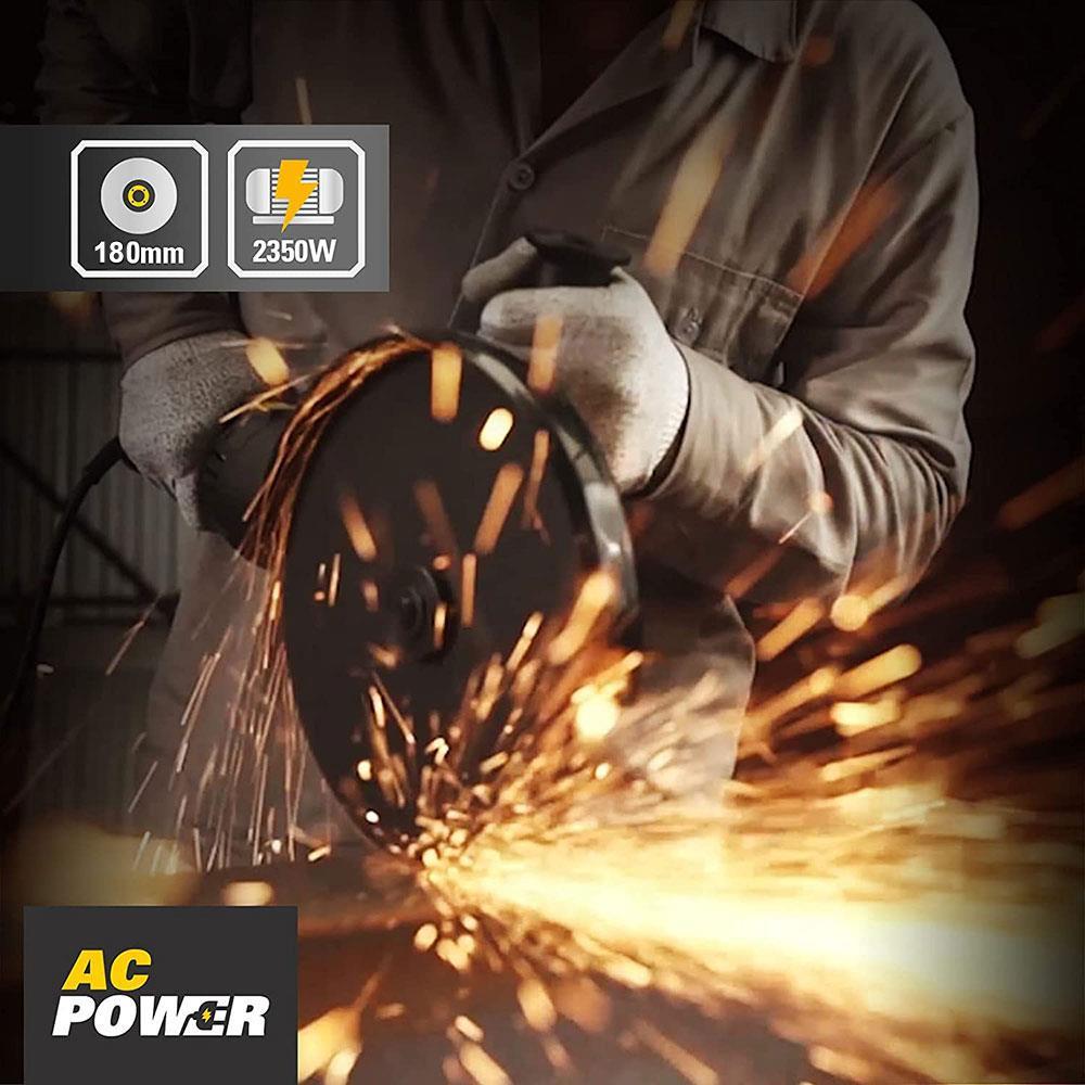 CATCAT DX352 2350Watt 180mm Profesyonel Dönebilir Tutma Kollu Büyük TaşlamaDX352