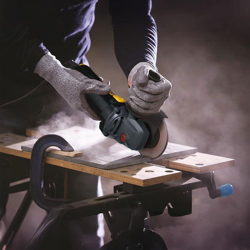 CATCAT DX37P 750Watt 115mm Profesyonel Avuç Taşlama + 5 Adet Metal Kesme TaşıDX37P