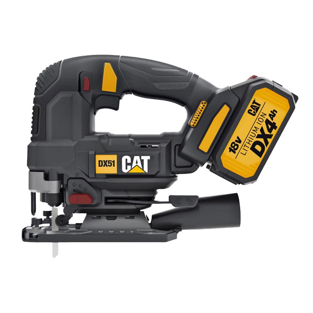 CATCAT DX51 18Volt/4.0Ah Li-ion Tek Akülü Profesyonel Kömürsüz Dekupaj TestereDX51