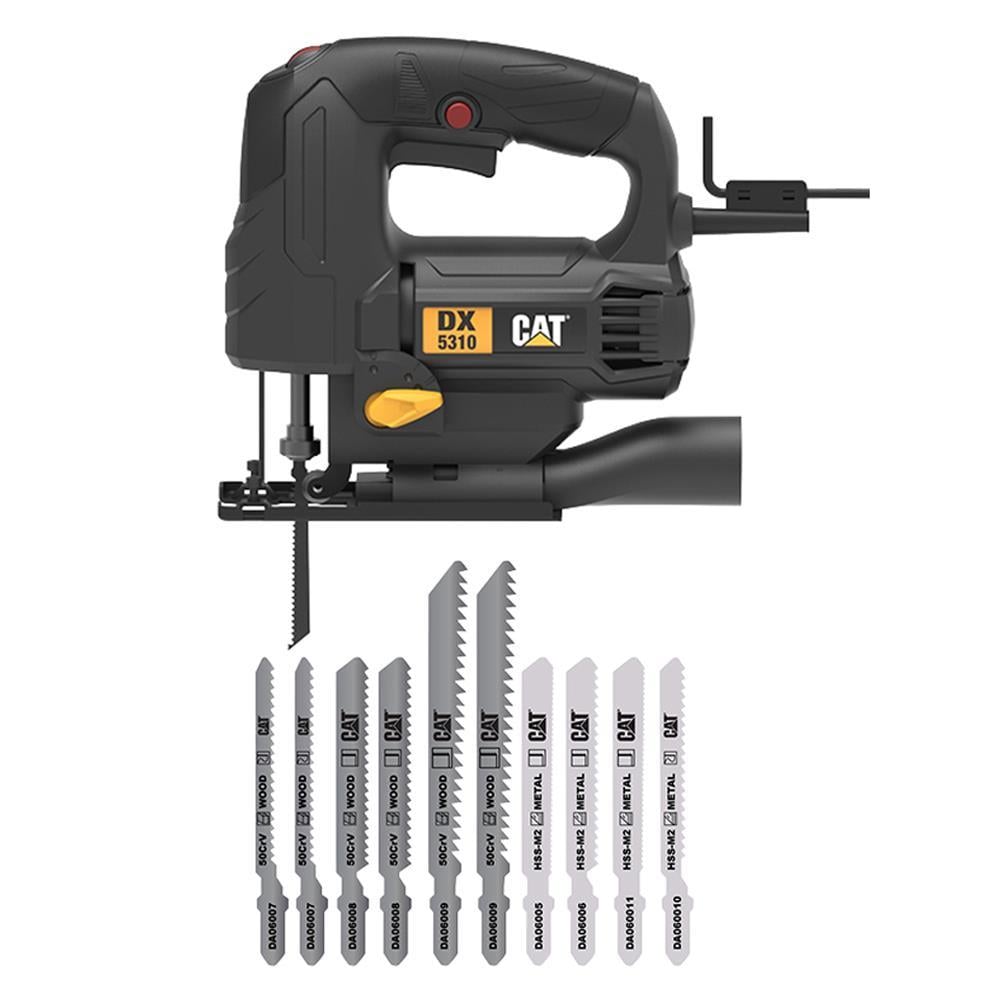 CATCAT DX5310 550Watt Profesyonel Devir Ayarlı Dekupaj Testere + DA06901 10 Parça Testere UcuDX5310