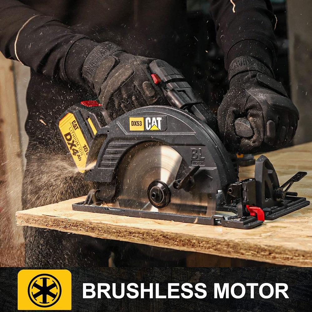 CATCAT DX53B 18Volt 185mm Kömürsüz Profesyonel Daire Testere (Akü Dahil Değildir)DX53B