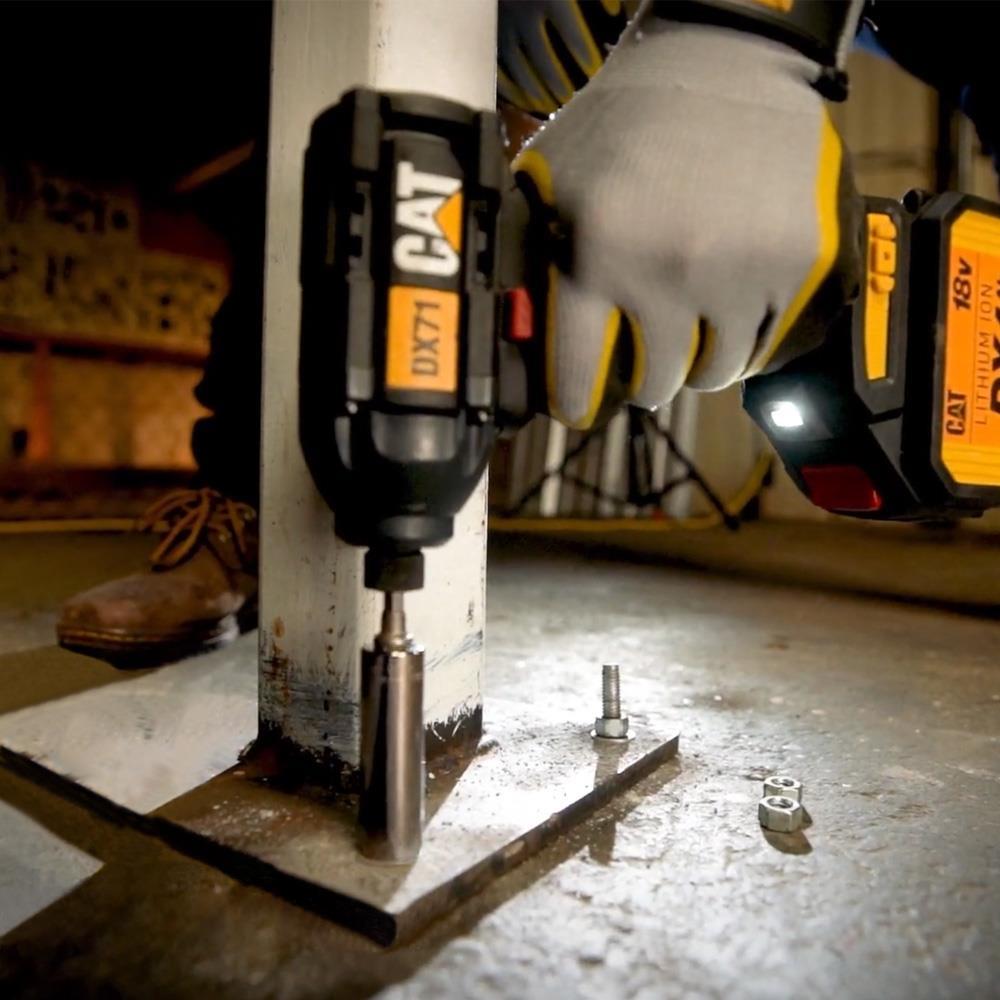 CATCAT DX71 18Volt 2.0Ah Li-ion Çift Akülü 215Nm Kömürsüz Profesyonel Şarjlı Darbeli TornavidaDX71