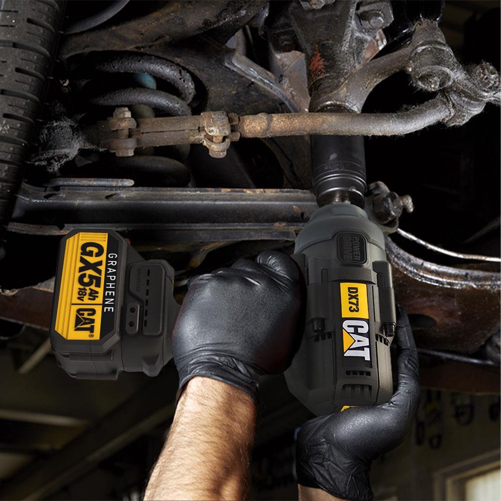 CATCAT DX73G 18Volt 5.0 Ah. GRAPHENE Çift Akülü 1700/2100Nm Kömürsüz Profesyonel Şarjlı Somun SıkmaDX73G