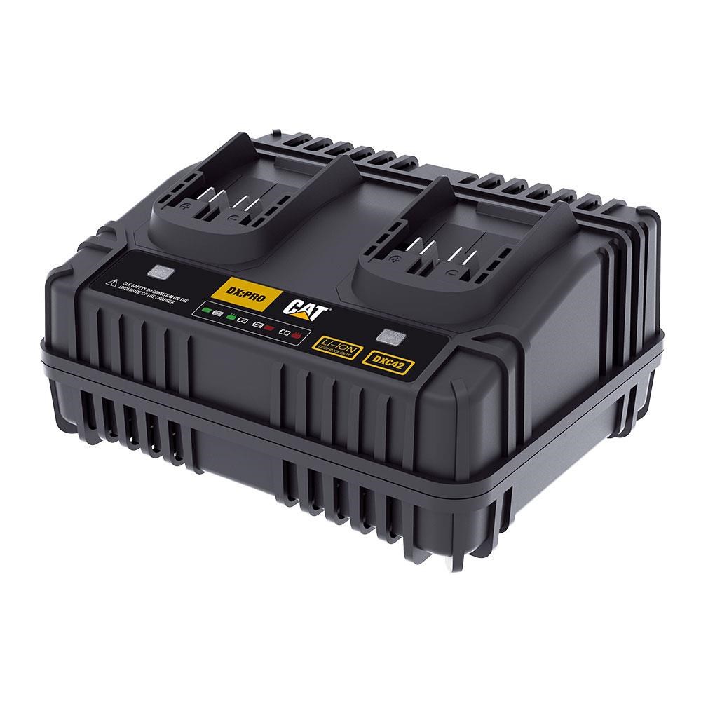 CATCAT DXC42 18Volt Li-ion ONE FOR ALL Profesyonel İkili Hızlı Akü Şarj CihazıDXC42