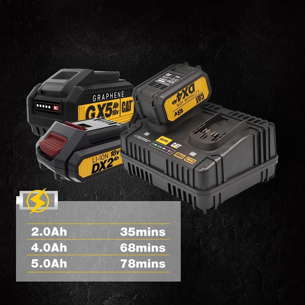 CATCAT DXC42 18Volt Li-ion ONE FOR ALL Profesyonel İkili Hızlı Akü Şarj CihazıDXC42