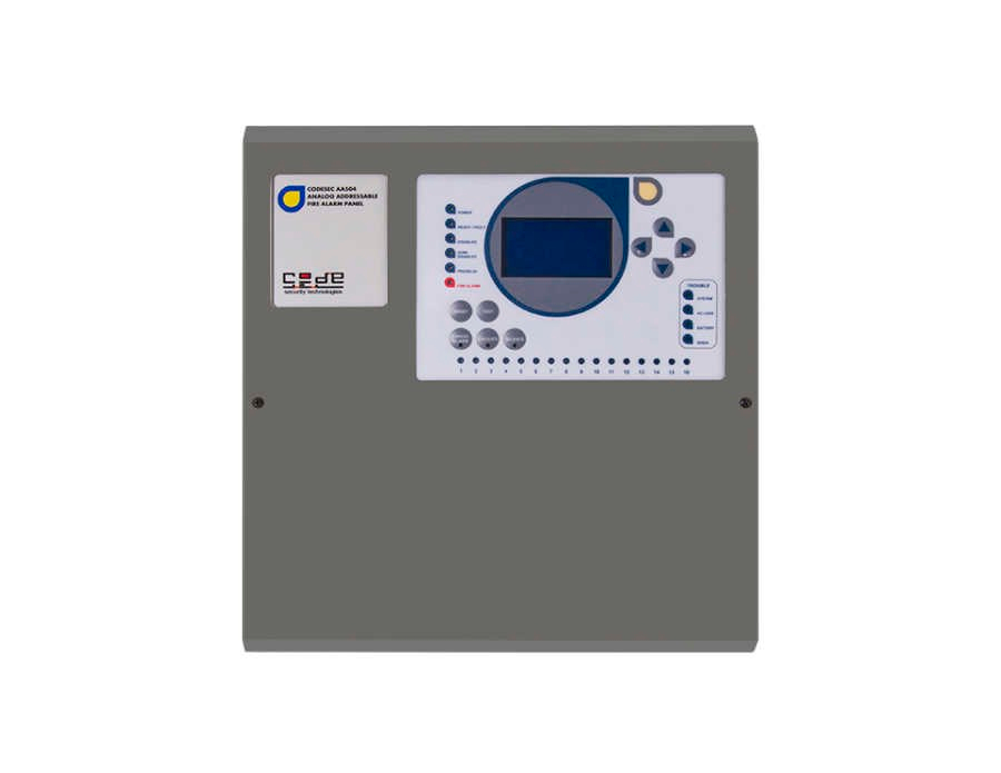 CODECode AA-504-1 Adresli Yangın Paneli (1 Loop Kartı Takılabilir)AA-504-1
