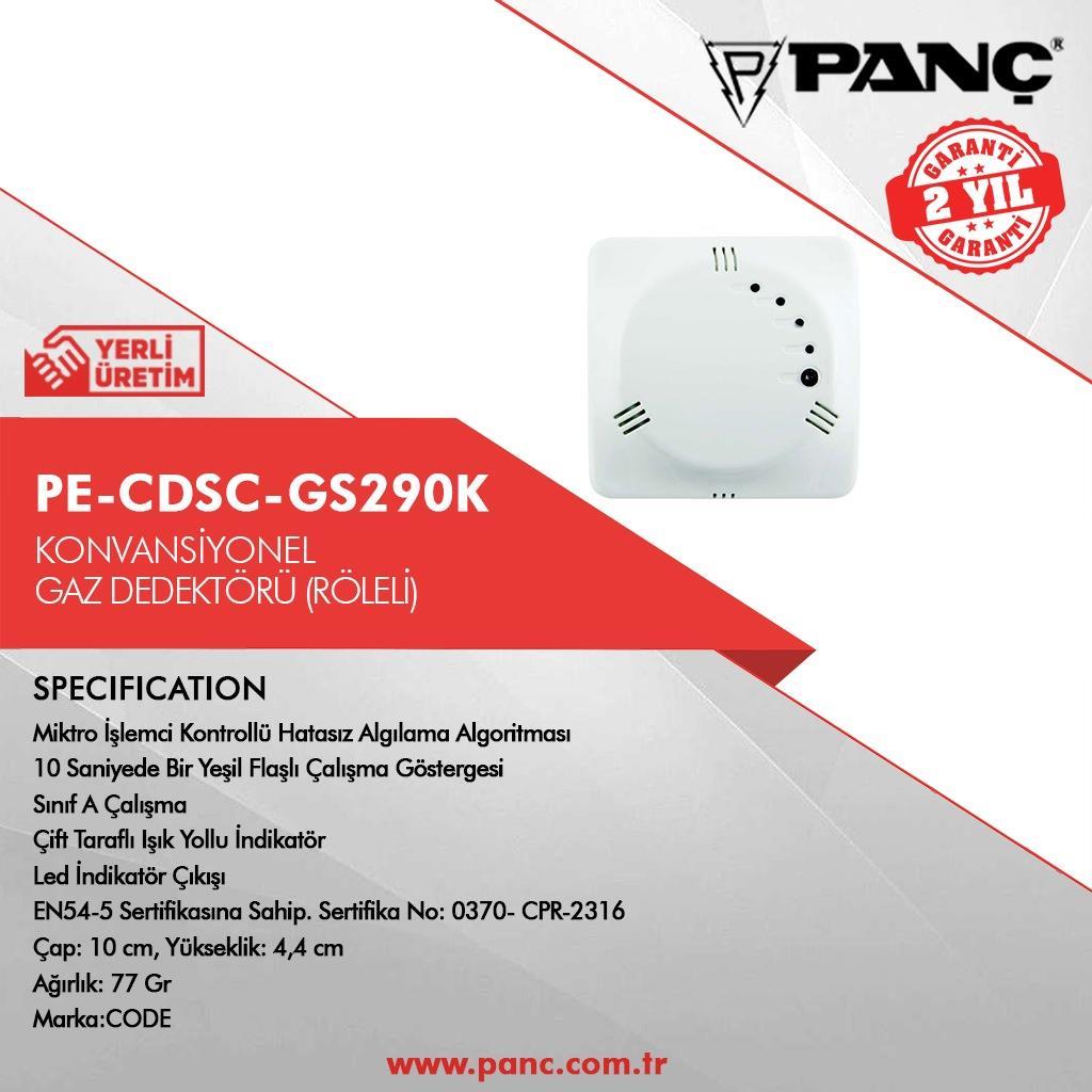 CODECode GS-290K Konvansiyonel Gaz Dedektörü (Röle Çıkışlı)GS-290K