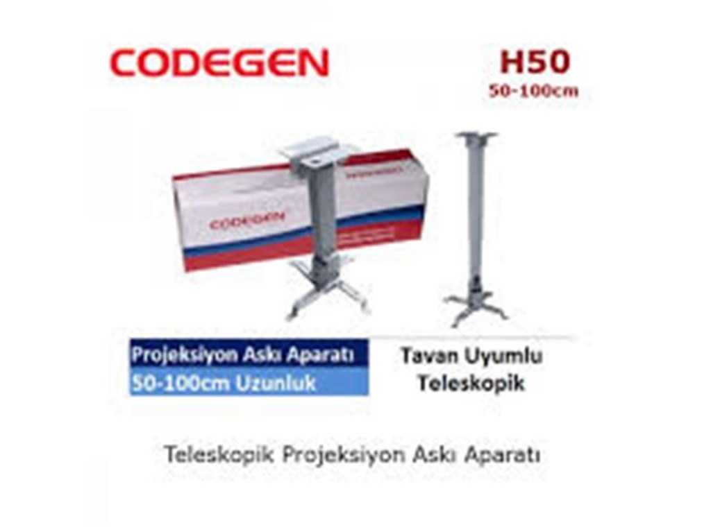 CODEGENCodegen H50 Tavan Asma Aparatı 50-100 cm (Teleskop8697713171893