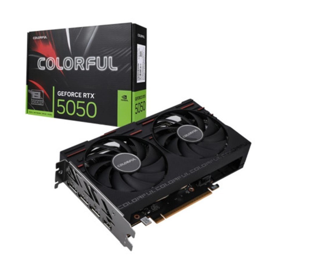 COLORFULColorful GeForce RTX5050 Gaming Duo 8GB-V Siyah AEAE1CLF0045 Ekran Kartı6937232403573