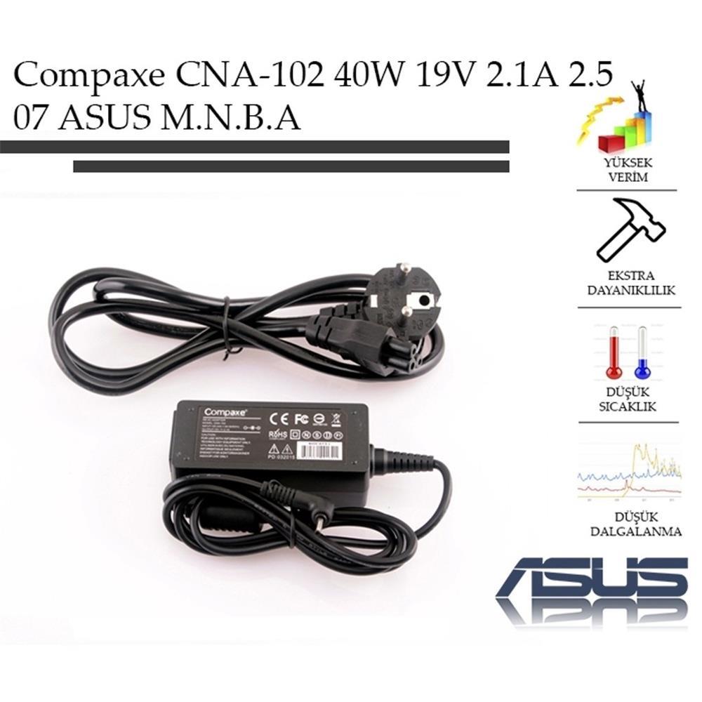 COMPAXECompaxe CNA-102 40W 19V 2.1A 2.5-07 Asus Adaptör8680331001321