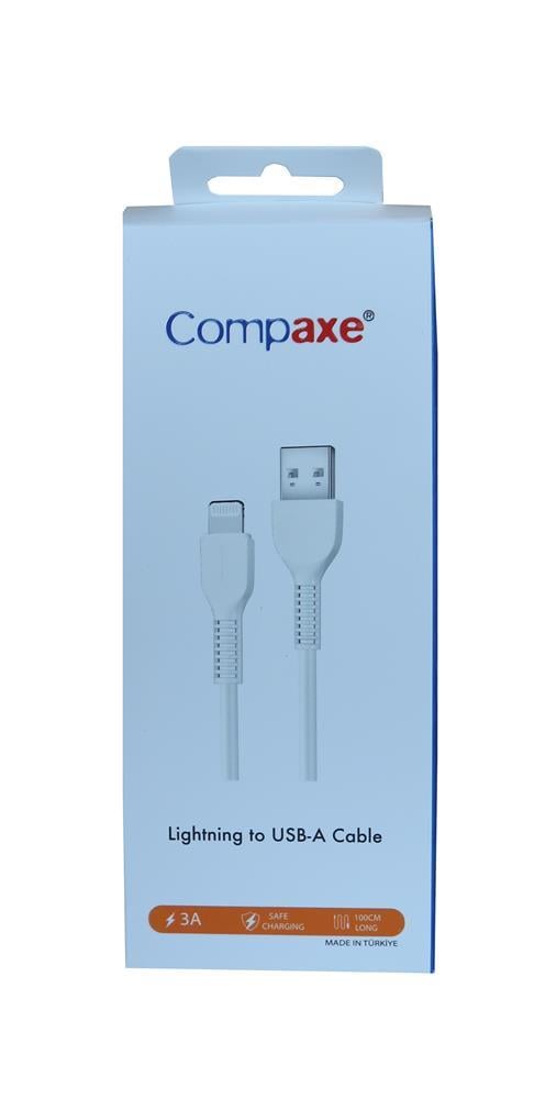 COMPAXECompaxe CTK-BLU Usb 3.0 1mt 3A Lightning Şarj Kablosu8680331008023
