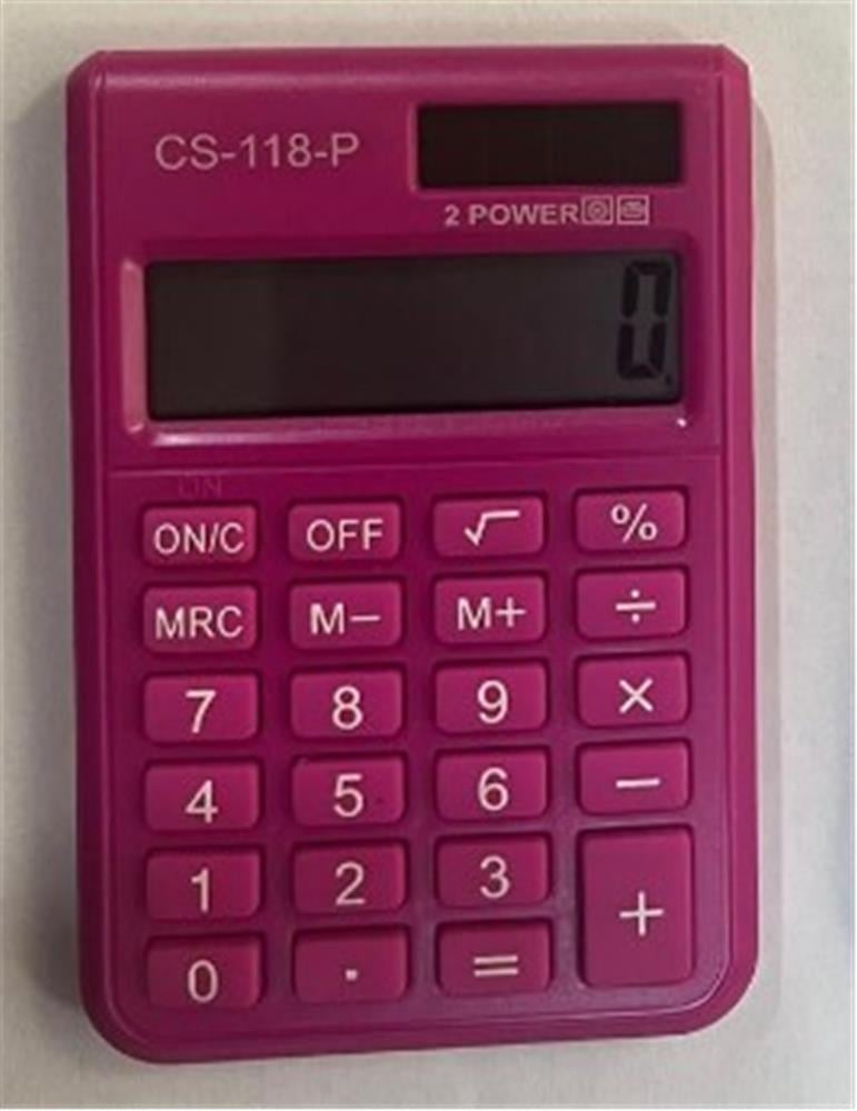 CSLCSL CS-118-P Pembe 8 Hane Cep Tipi Hesap Makinesi6933530700048