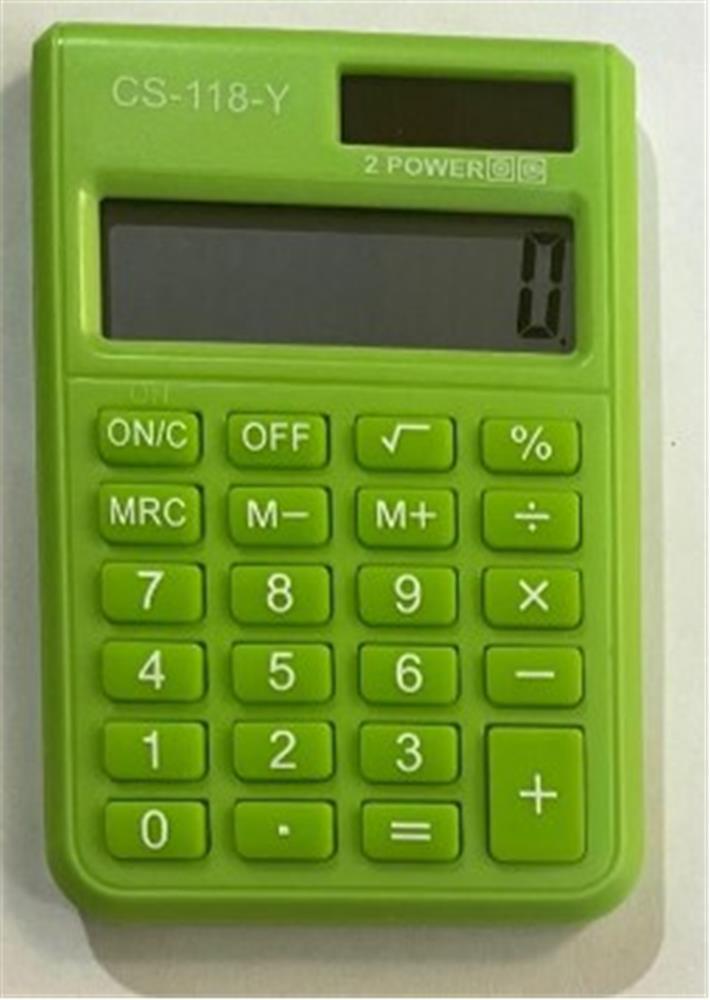 CSLCSL CS-118-Y Yeşil 8 Hane Cep Tipi Hesap Makinesi6933530700062