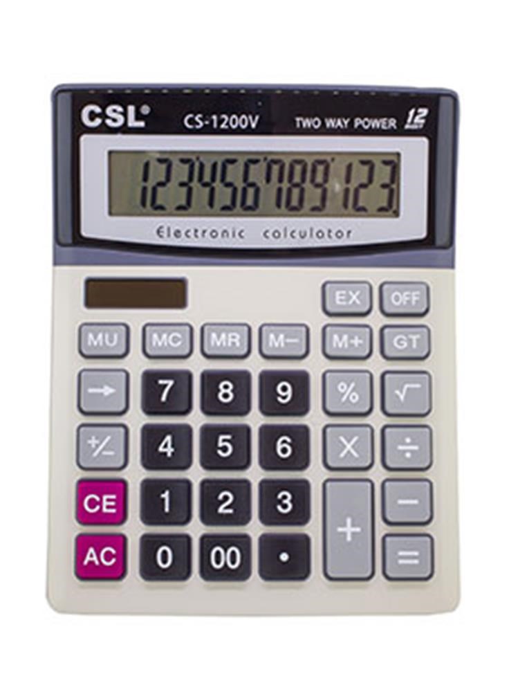 CSLCSL CS-1200V 12 Hane Masa Tipi Hesap Makinesi6952061901977