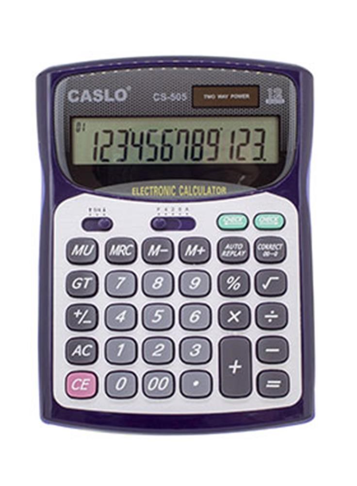 CSLCSL CS-505 12 Hane Masa Tipi İşlem Kontrollü Su Geçirmez Hesap Makinesi6924035804560