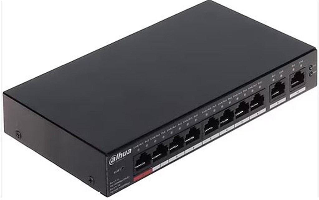 DahuaDahua CS4010-8ET-60 8FE PoE Port (60W) 2GE Uplink Cloud Managed Desktop Switch6923172566201