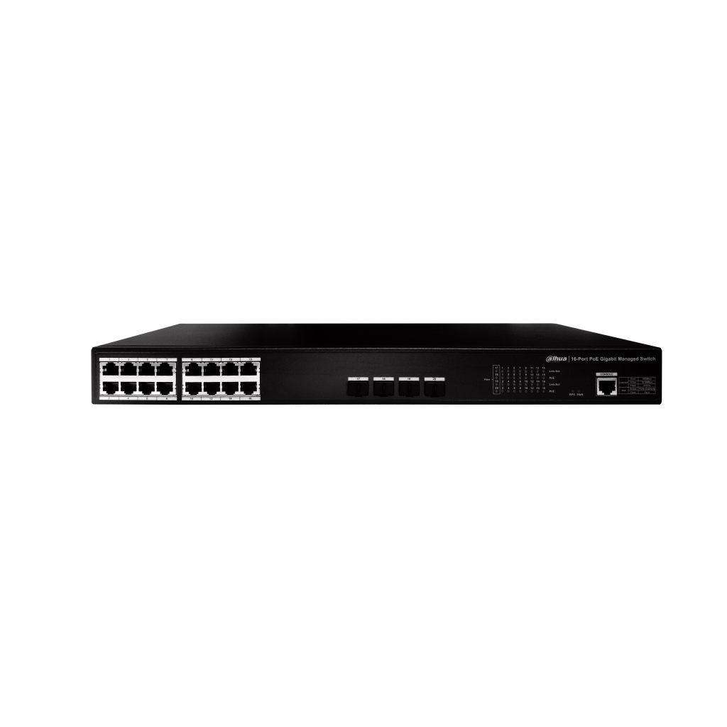 DahuaDahua PFS4420-16GT-250 16-Port PoE Gigabit Yönetilebilir SwitchPFS4420-16GT-250